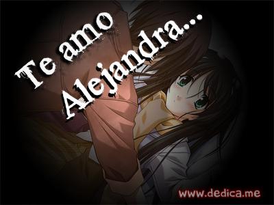 Mi carta de amor Alejandra mi niña