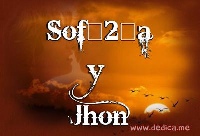 Juntos Por Siempre: Sof�2�a y Jhon