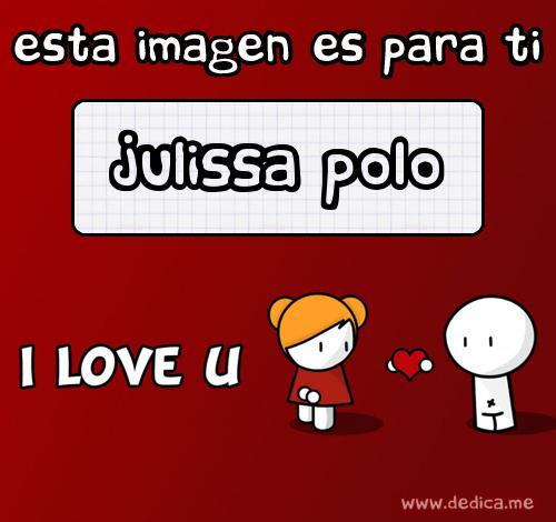 Te Amo Julissa polo