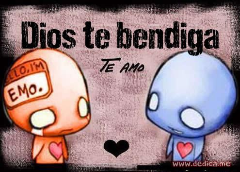Te Amo Dios te bendiga