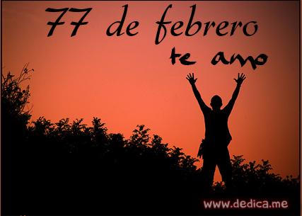 Te Amo 77 de febrero
