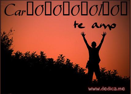 Te Amo Car�0�0�0�0l�0�