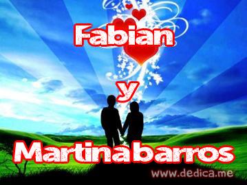 Juntos Por Siempre: Fabian y Martina barros