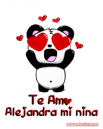 Un día llegastes tu Alejandra Mi Niña