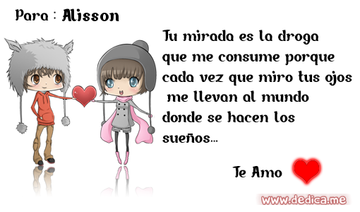 Esta tarjeta Es Para Ti Alisson