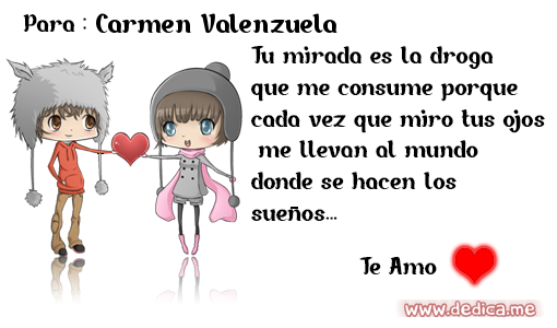 Esta tarjeta Es Para Ti Carmen Valenzuela
