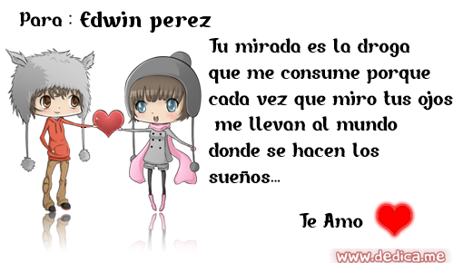 Esta tarjeta Es Para Ti Edwin perez