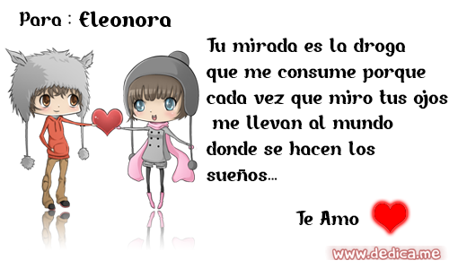 Esta tarjeta Es Para Ti Eleonora