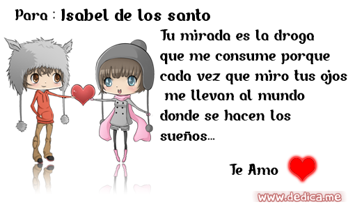 Esta tarjeta Es Para Ti Isabel de los santo