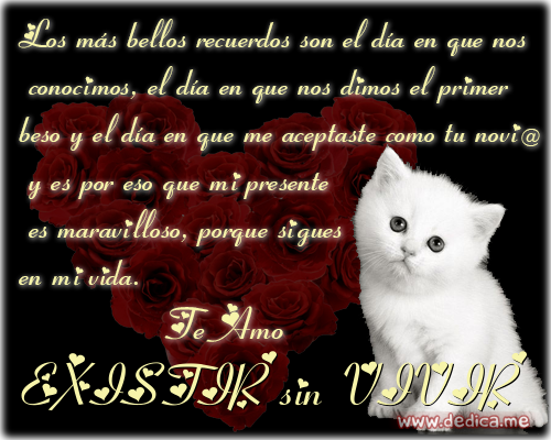 Esta tarjeta Es Para Ti EXISTIR sin VIVIR