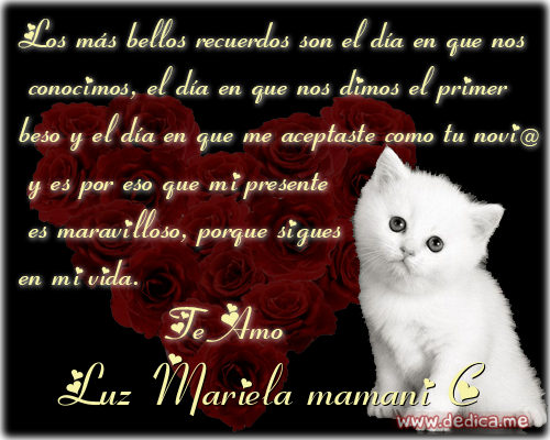 Esta tarjeta Es Para Ti Luz Mariela mamani C