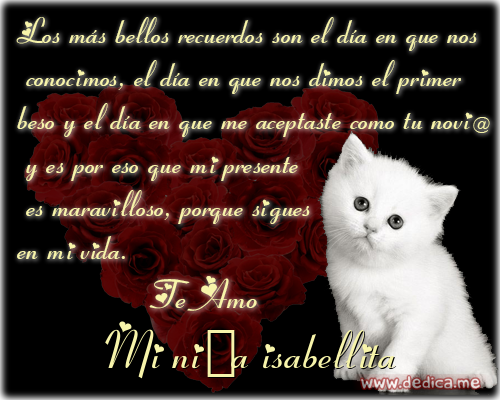 Esta tarjeta Es Para Ti Mi niĴa isabellita