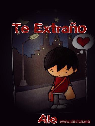 Te extraño Ale