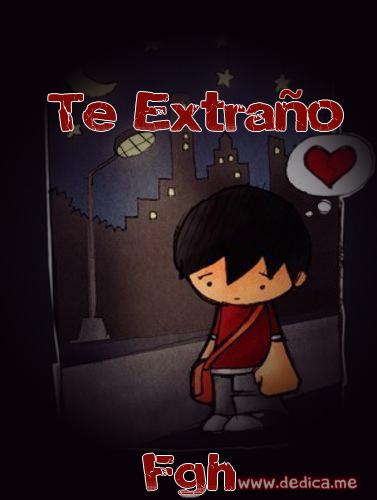 Te extraño Fgh