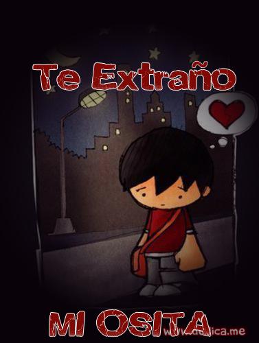Te extraño MI OSITA