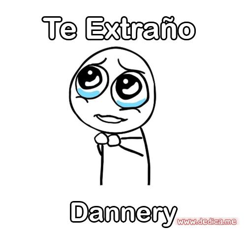 Te extraño Dannery