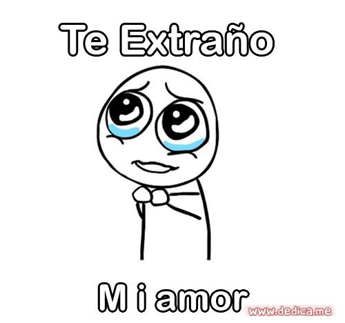 Te extraño M i amor