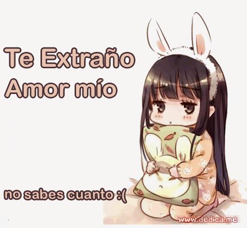 Te extraño Amor mío