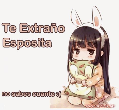 Te extraño Esposita