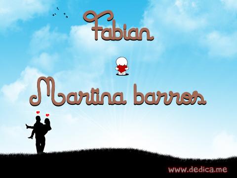 Juntos Por Siempre: Fabian y Martina barros