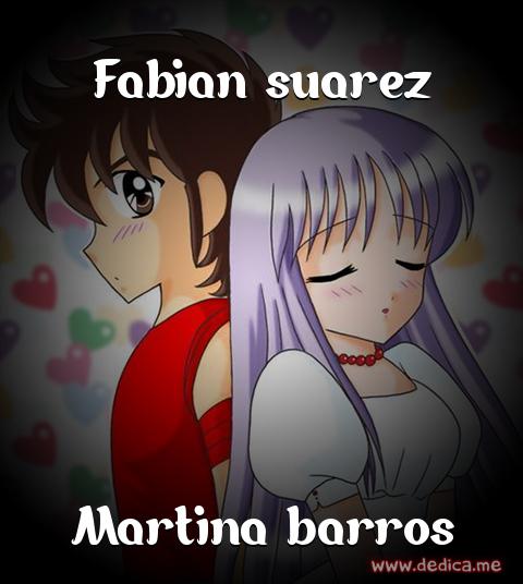 Juntos Por Siempre: Fabian suarez y Martina barros