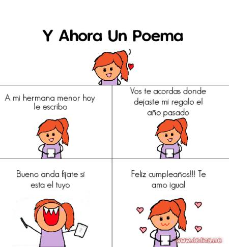 A mi hermana menor hoy le escribo