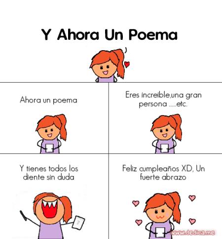 Ahora un poema