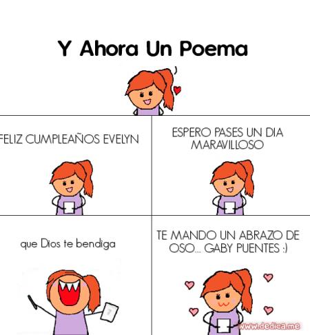 FELIZ CUMPLEAÑOS EVELYN