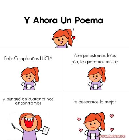 Feliz Cumpleaños LUCIA