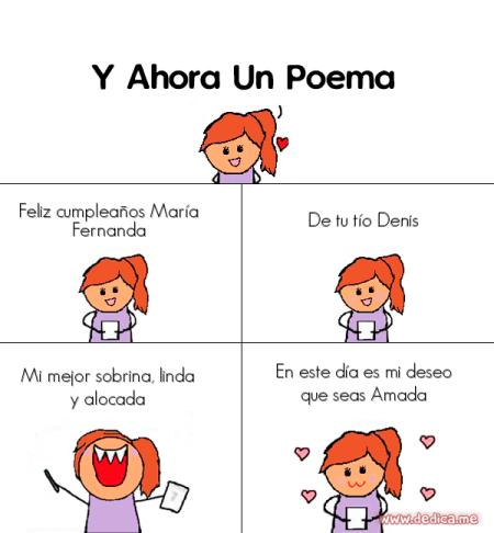 Feliz cumpleaños María Fernanda