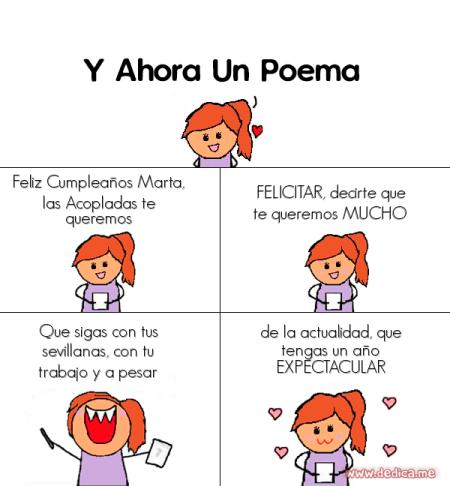 Feliz Cumpleaños Marta, las Acopladas te queremos