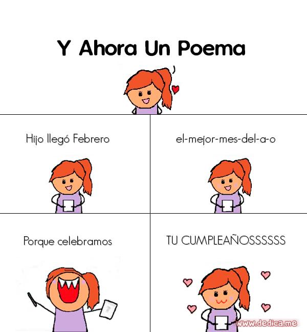 Y ahora Un Poema Hijo llego febrero