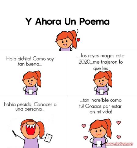 Hola bichito! Como soy tan buena...