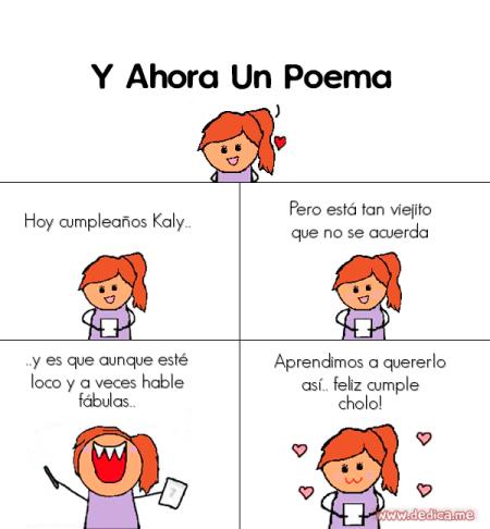 Hoy cumpleaños Kaly..