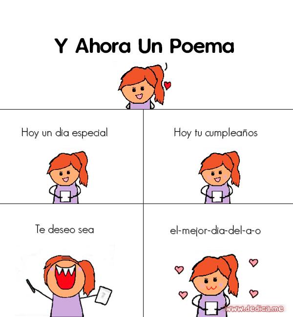 Y ahora Un Poema Hoy un dia especial