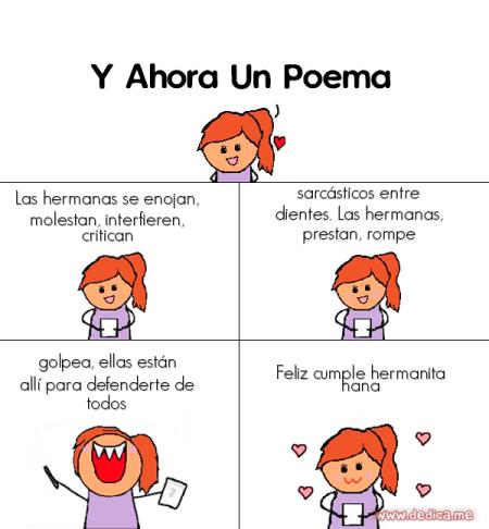 Las hermanas se enojan, molestan, interfieren, critican