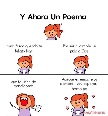 Laura prima querida te felicito hoy