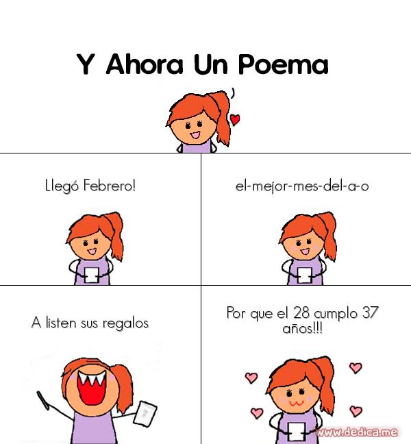 Y ahora Un Poema Llego febrero