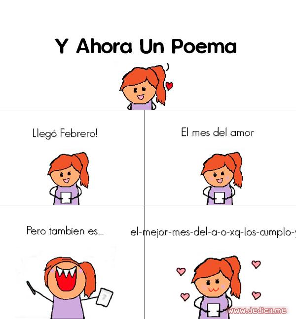 Y ahora Un Poema Llego febrero