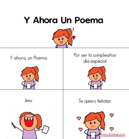 Y ahora un poema