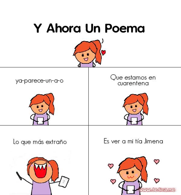 Y ahora Un Poema Ya parece un a o
