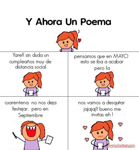 Yare!! sin duda un cumpleaños muy de distancia social