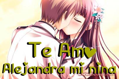 Estoy enamorad♥ de ti Alejandra mi niña