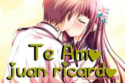 Estoy enamorad♥ de ti juan ricardo