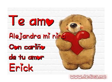 Mi amor por ti Alejandra mi niña