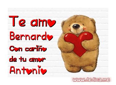 Mi amor por ti Bernardo