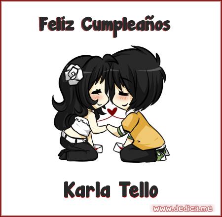 Feliz cumpleaños Karla Tello