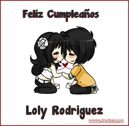 Feliz cumpleaños Loly Rodriguez