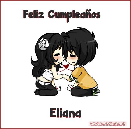 Feliz cumpleaños Eliana