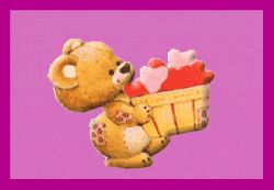 Con todo mi amor, osito con corazones, gif